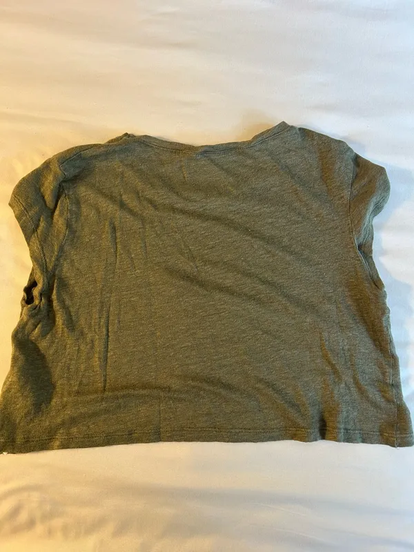 Zara Green Cropped Tee - Image 3