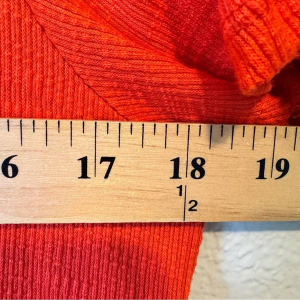 Torrid Orange Knit Short Sleeve Mini Dress Womens 1X Summer Beachy Casual Basic - Image 9