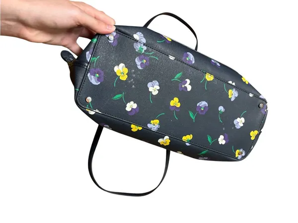 Kate Spade Blue & Yellow Floral Tote - Image 10