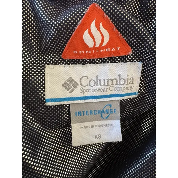 Columbia Interchange Omni Heat Jacket Women’s Size XS Navy Blue - Image 11