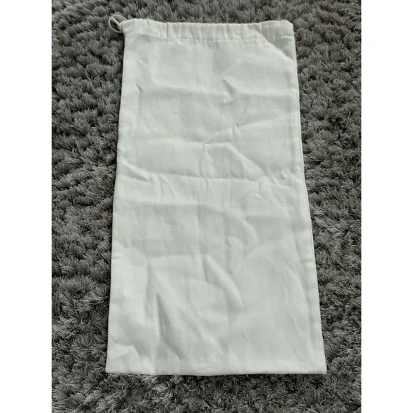 Single Salvatore Ferragamo Off White Canvas Storage Dustbag Cover 16x8 - Image 3