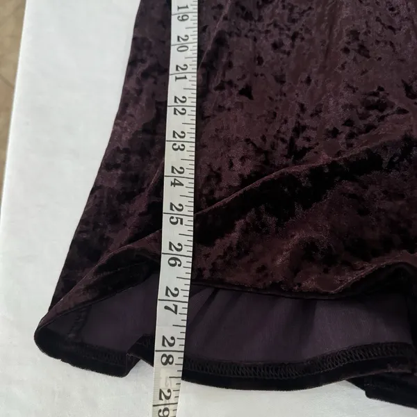 American Eagle Romper Small Velvet Y2k 90's Festival Gothic Punk Rock Whimsigoth - Image 14