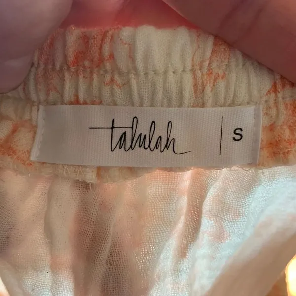 Talulah Revolve lightweight pink floral layered S knee length skirt - Image 2