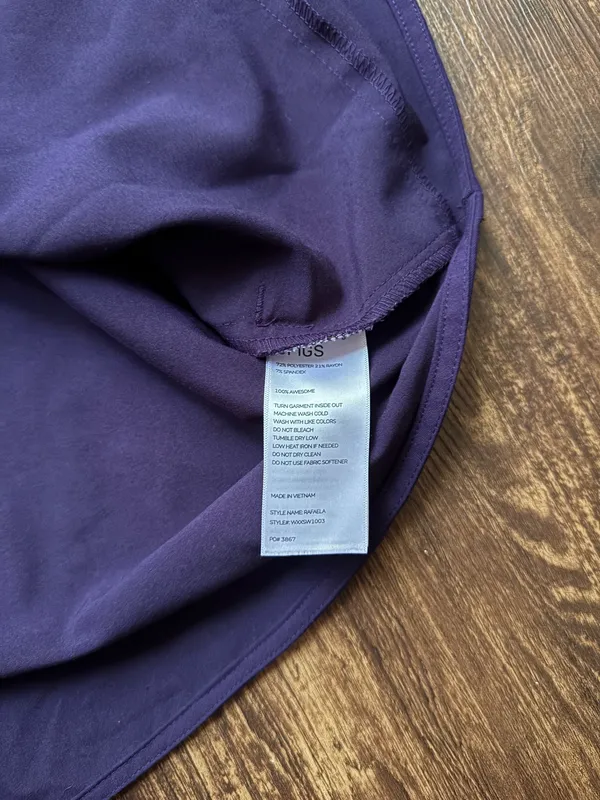 FIGS Women’s Purple Jam Rafaela Oversized Scrub Top - Size M Nursecore Hospital - Image 4