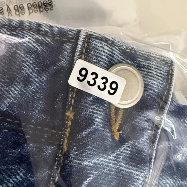 Good‎ American High Rise Distressed Denim Cut Off Shorts Blue Size 20 GB002T - Image 11