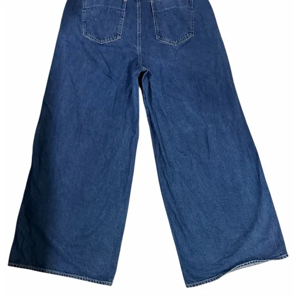 We The Free People CRVY Gia High Rise Wide-Leg Baggy‎ Jeans Women's Size 33 - Image 6