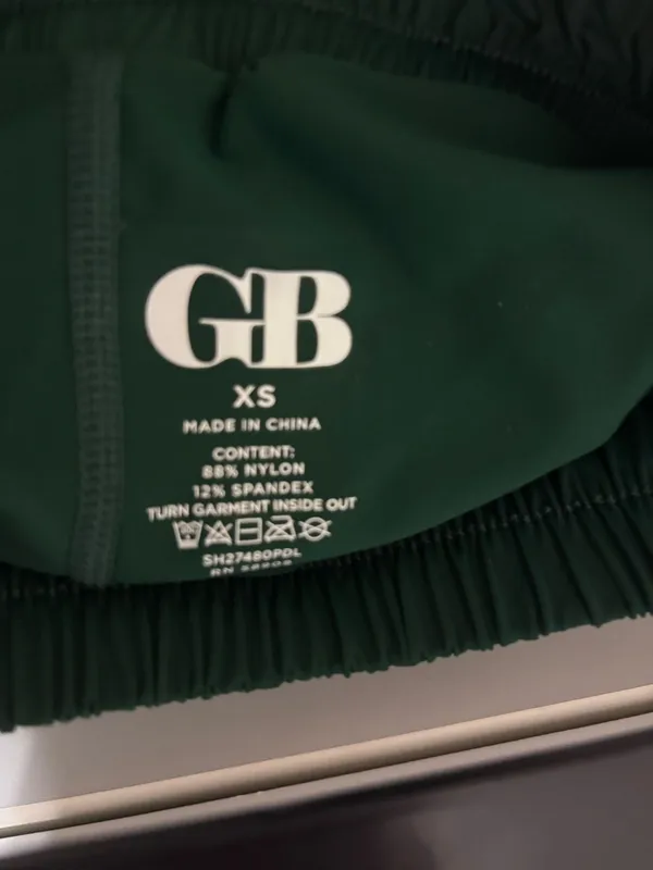 Green GB Flowy Shorts - Image 3