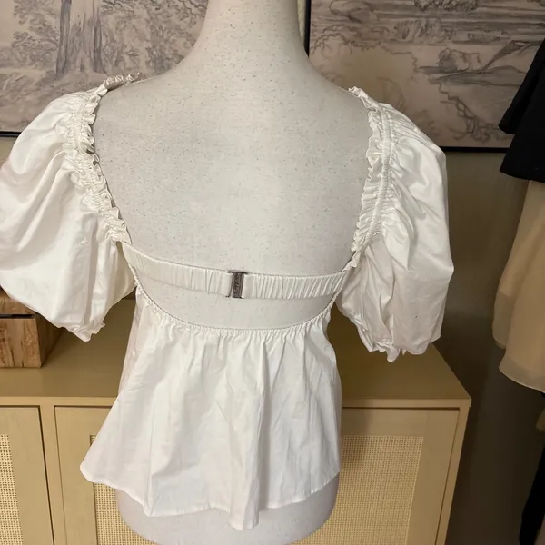 FOR LOVE & LEMONS ‎ Sierra Puff Sleeve Top Size XS - Image 6