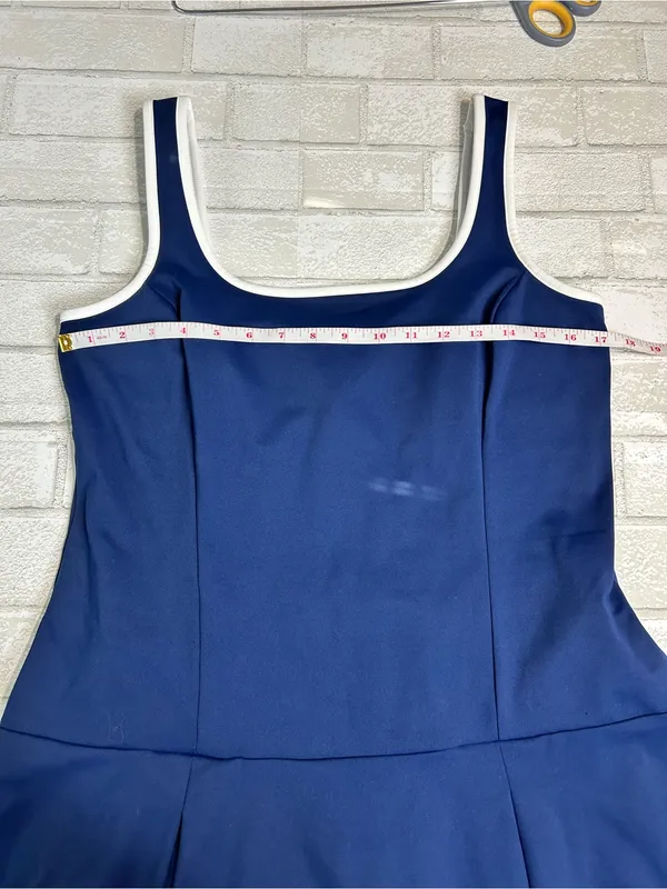 JCrew Factory Navy Blue Womans Active Dress Golf Tennis Size Medium - Image 5