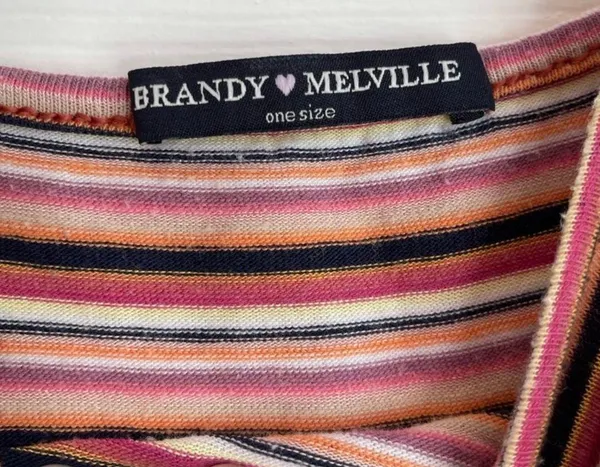 Brandy Melville Striped Tank Top - Image 2