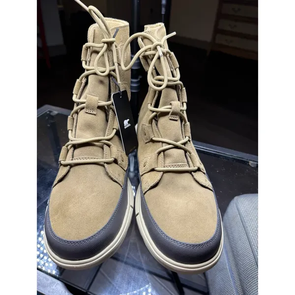 Sorel ExplorerTM Boot Dual Zip Waterproof Brown Size 11.5 Lace Up - Image 4