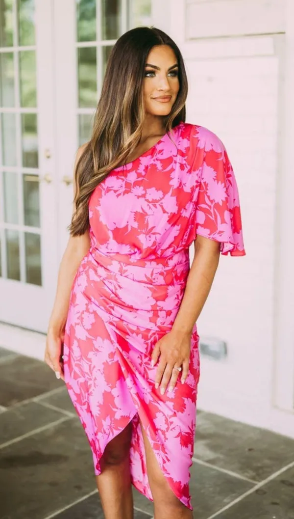 DO+BE Open Shoulder Midi Dress - Image 2