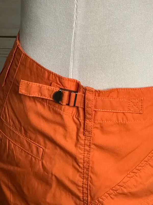 Polo Ralph Lauren orange cotton cargo utility shorts Size 6 - Image 4