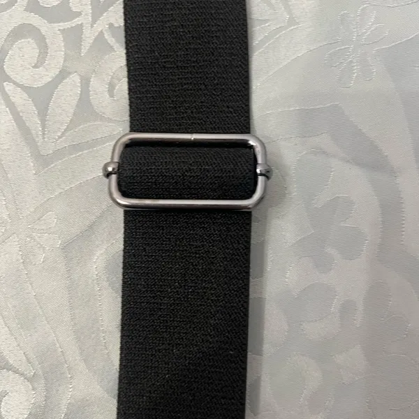 Nike Black Adjustable belt with White Nike logo - Image 3