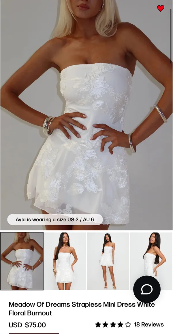 Princess Polly Graduation White Dress - Image 2