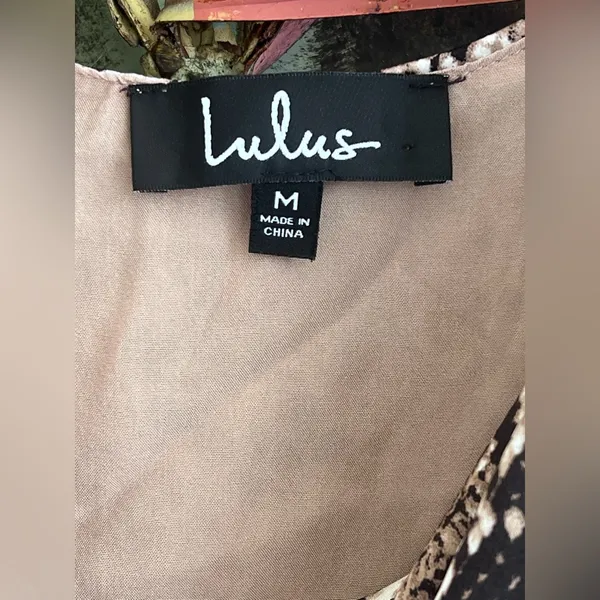 Lulus Jasper Beige Snake Print Surplice Jumpsuit - Image 12