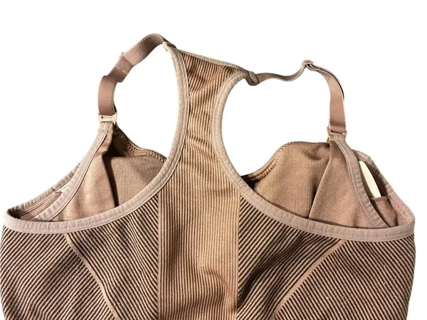 Auden Nursing Maternity Seamless Racerback Wireless Bralette - Dusty Rose Pink - Image 9