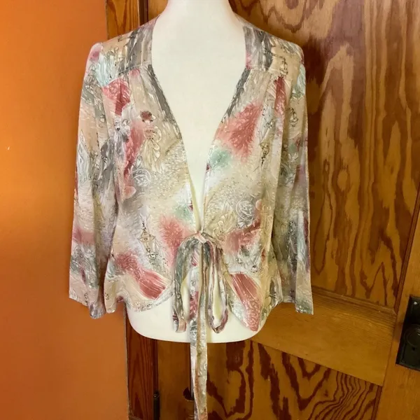 Vintage earthy 70s cover up - Image 3