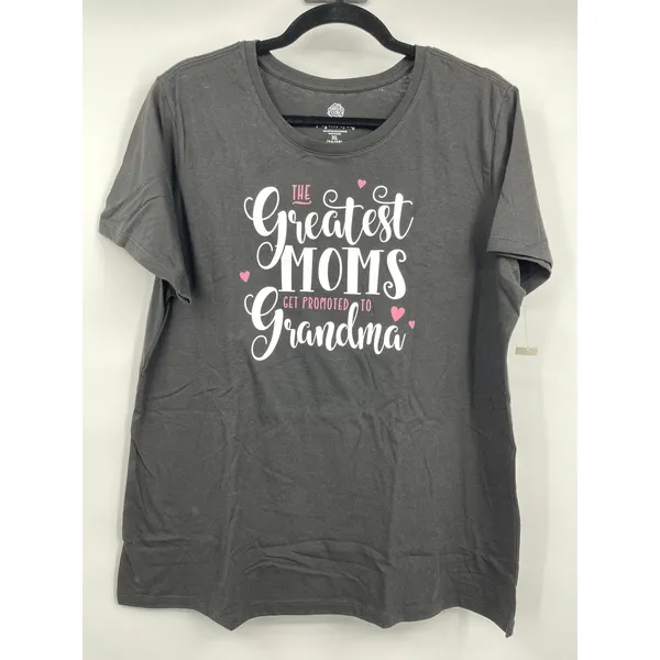 Positivi Tees Black TShirt The Greatest Moms Get Promoted to Grandma XL NEW - Image 8