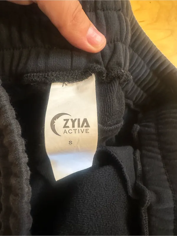 ZYIA Active Black Sweatpant Joggers Small - Image 2