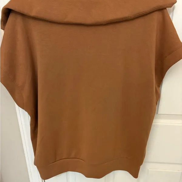 Anrabess Short Sleevr Quarter Zip Sweatshirt Top - Image 9