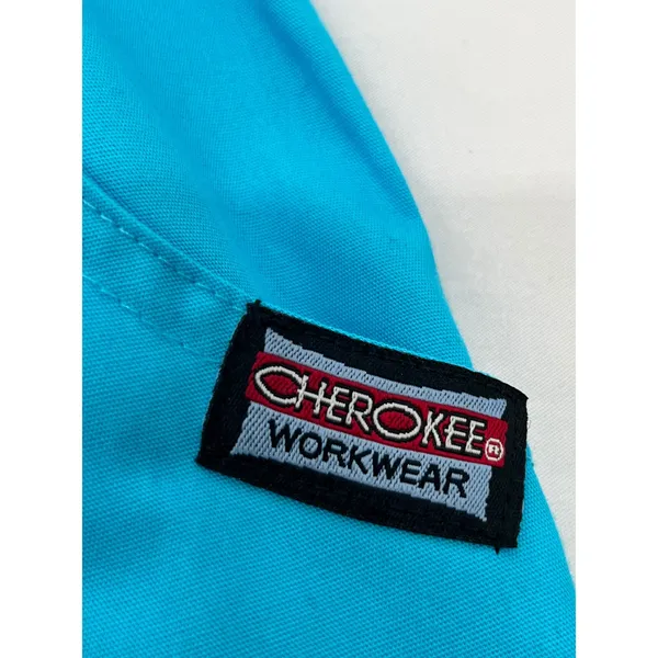 Cherokee Workwear 4004 Smocked Waist Scrub Pants Women S Turquoise Medical‎ - Image 3