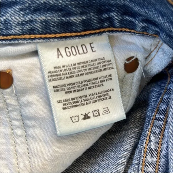 EUC AGOLDE Jamie High Rise Jeans Size 25 - Image 7