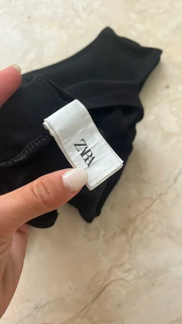 ZARA Black Crop Top - Image 4