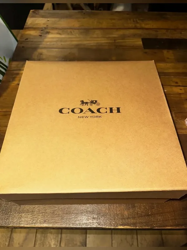 NIB + NWT Coach Smith Tote Bag In Gold/Dark Denim Gold Multi $428 MSRP - Image 5