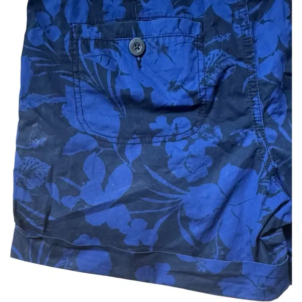 Old Navy Women's Navy Floral Shorts Sz 12 - Image 7
