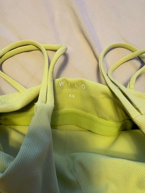 WILO Sports bra Yellow Size XS - Image 3
