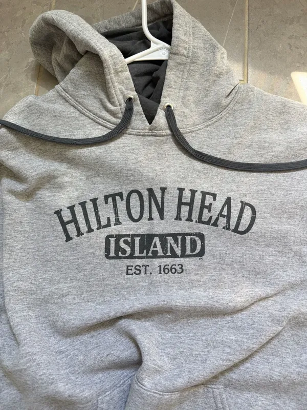 Hilton Head Sweatshirt Gray Size L - Image 3