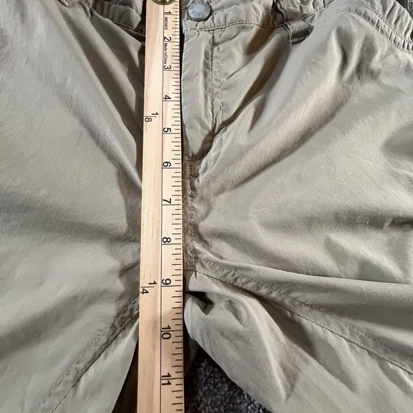The North Face Womens Convertible Cargo Hiking Pants Sz 10 Beige Zip-Off Outdoor - Image 11