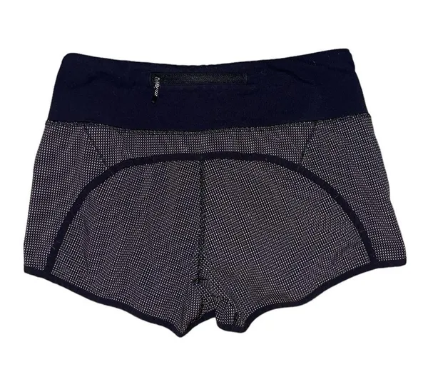 Lululemon Athletica speed shorts black and white Dottie women’s size 4 - Image 2
