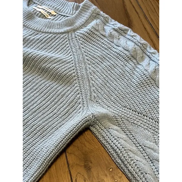 Anthropologie‎ Womens Striped Slouchy Sweater Size Medium Pullover - Image 6