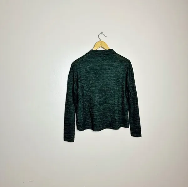 Streetwear Society CLEARANCE! Olive Boutique Mock Neck Sweater Size S NWT - Image 3