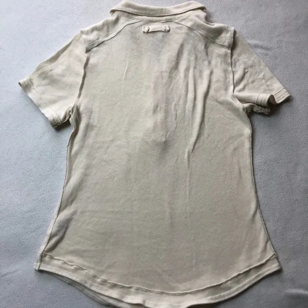 Free People We The Free Poppy Polo Tee Cream - Image 6