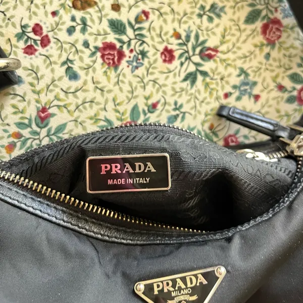 Prada Semitracolla Vela Sport Purse in Black - Image 9