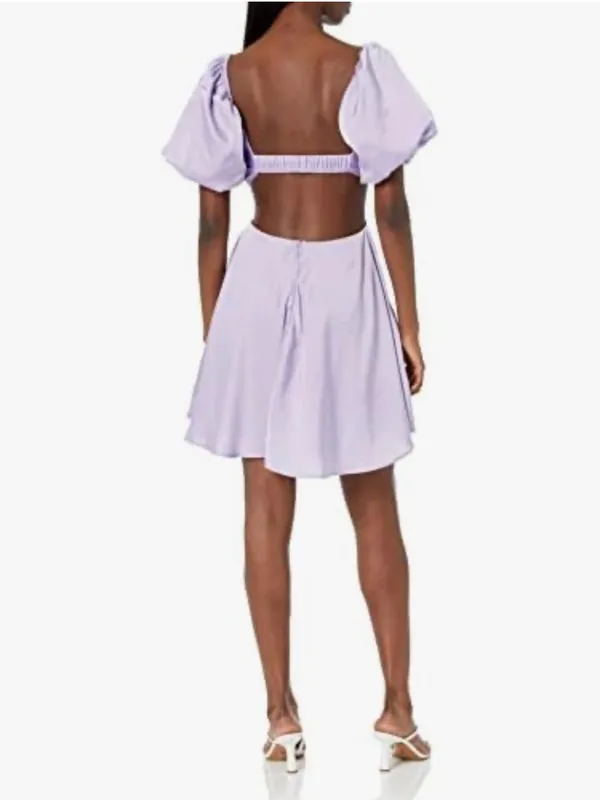 ASTR The Label Lavender Clarita mini dress backless wedding guest cocktail M - Image 2