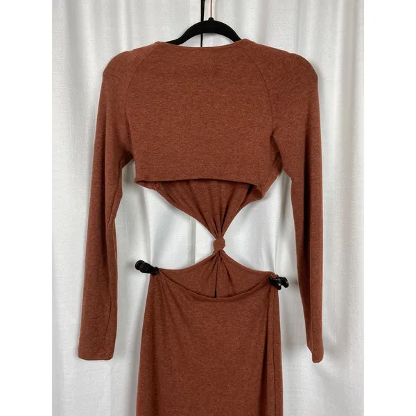 Princess Polly Brown Luca Long Sleeve Maxi Dress Sz.US6 NWT - Image 11