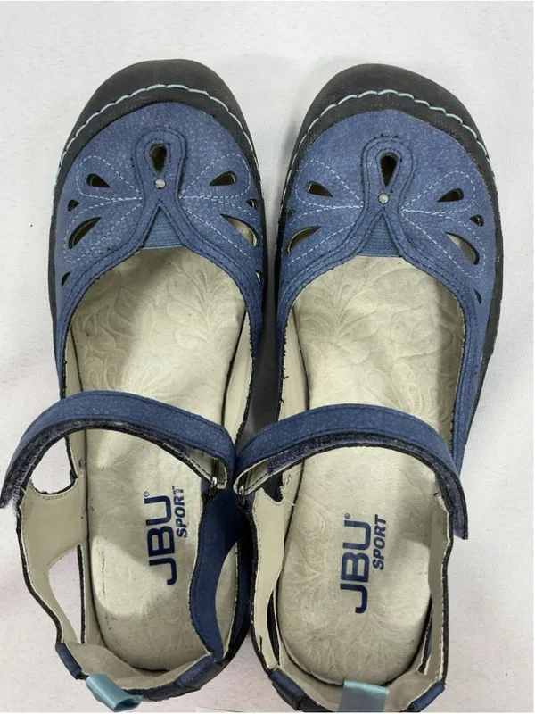Womans JBU Sport Mary Jane Style Sandals Blue Size 7.5 - Image 4