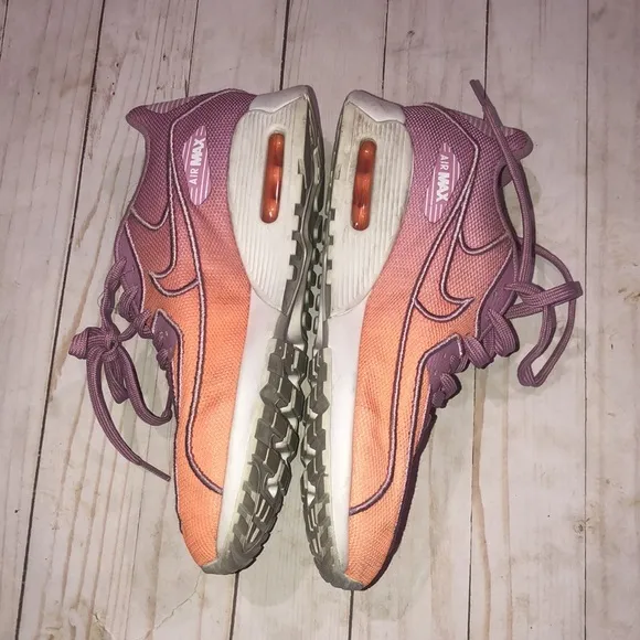 Nike air Max orange and purple ombré sneakers - Image 4