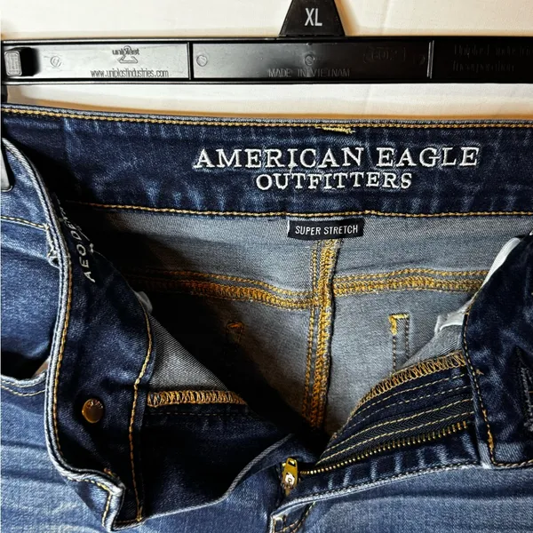 American Eagle Outfitters Women's Navy Skinny Jeans - Image 3