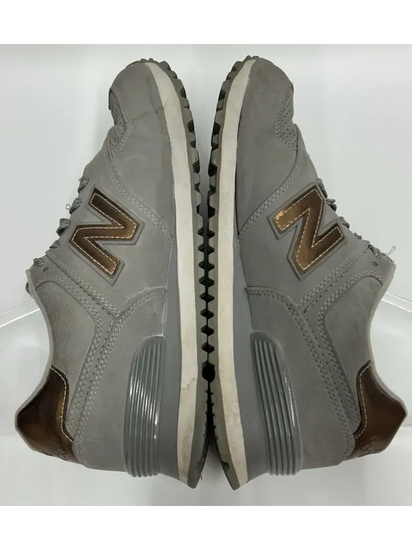 New Balance 574 Shoes Womens Size 8.5 Gray Bronze Cushioned WL574VJB Sneakers - Image 5