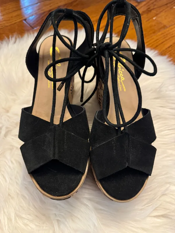Sbicca South Moon Under Cork Wedge Platform Sandals - Image 4