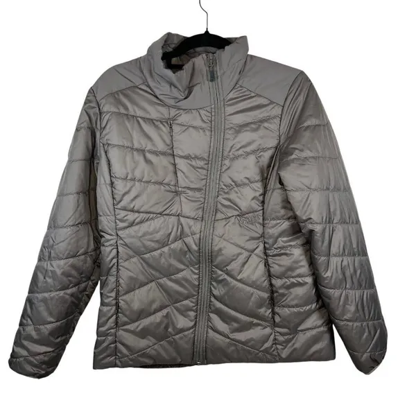 5.11 Tactical Puffer Jacket Womens Medium Insulated‎ Gray Zip Up Outdoor Winter - Image 2