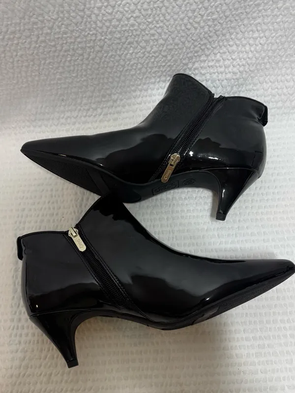 Circus by Sam Edelman Keri bootie 7,5 patent black leather - Image 8