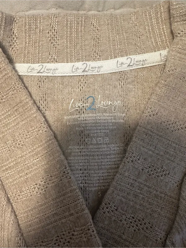 Cozy Neutral Knit Cardigan & Tank Set - Beige - Image 4