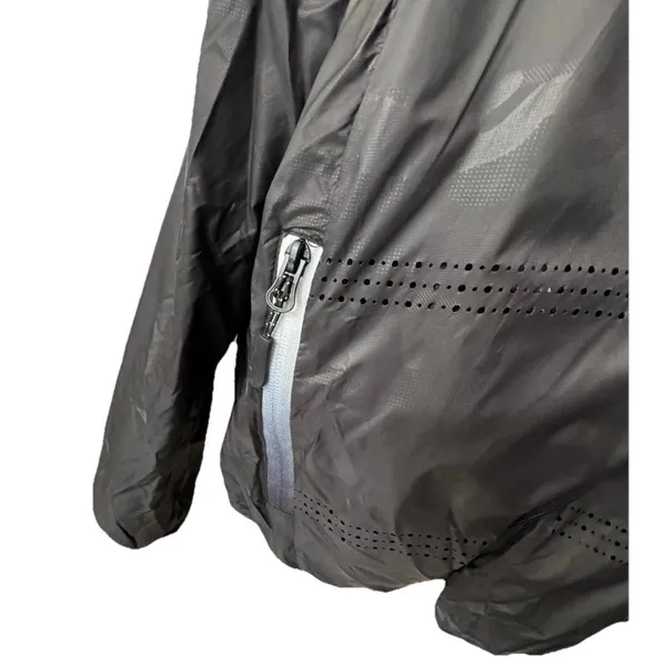ZYIA Active Black Hooded Windbreaker Jacket Womens Medium M New With Tags NWT - Image 8