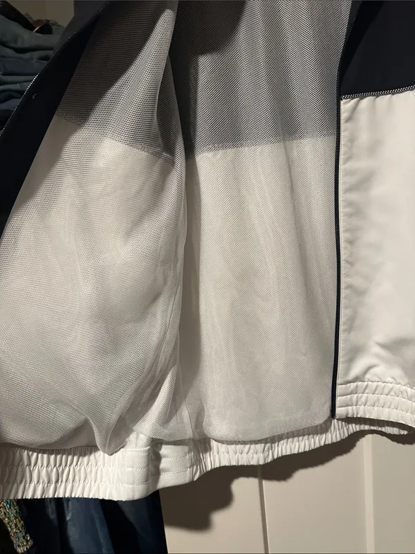 adidas woman’s Black and White Colorblock Performance Jacket - Image 9